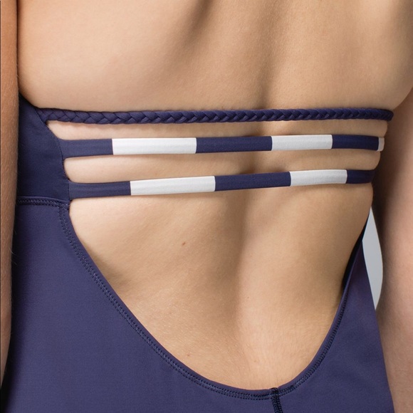 EUC - Lululemon Alight Halter - Size 6, cadet blue - Picture 3 of 8